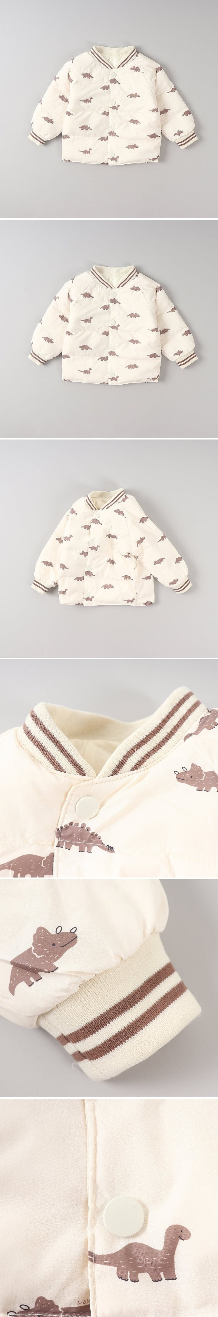 Tony - Korean Children Fashion - #designkidswear - Winter Dino Jacket