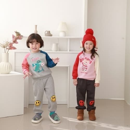 Twinkle - Korean Children Fashion - #designkidswear - Animal Raglan Top