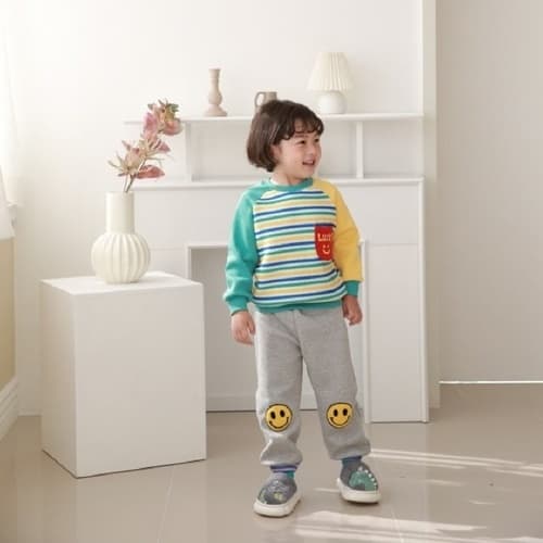 Twinkle - Korean Children Fashion - #todddlerfashion - Lucky Knit Raglan Top