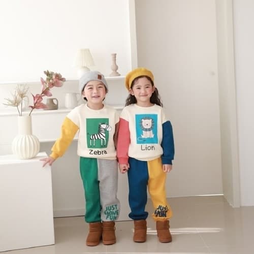 Twinkle - Korean Children Fashion - #toddlerclothing - Animal Farm Pullover