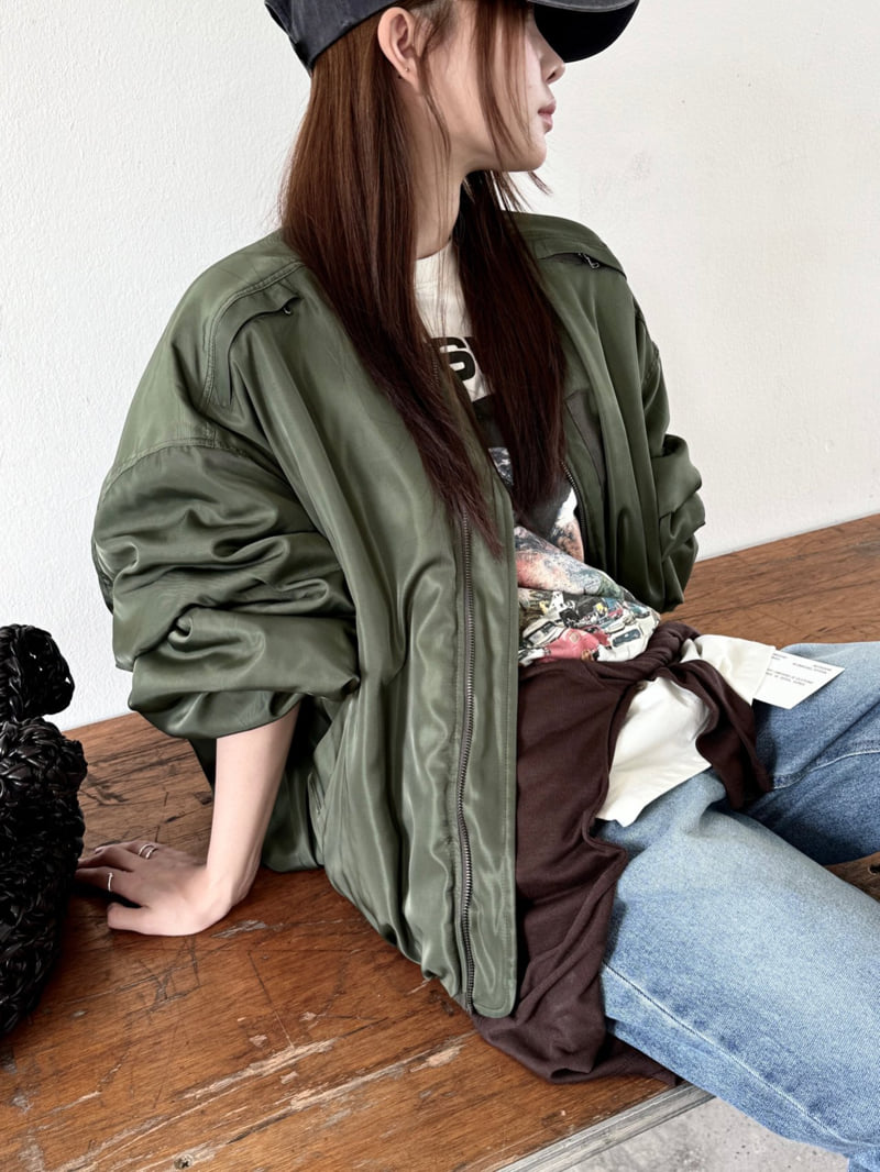 Unbound - Korean Women Fashion - #momslook - Vins Blouson Jumper - 8