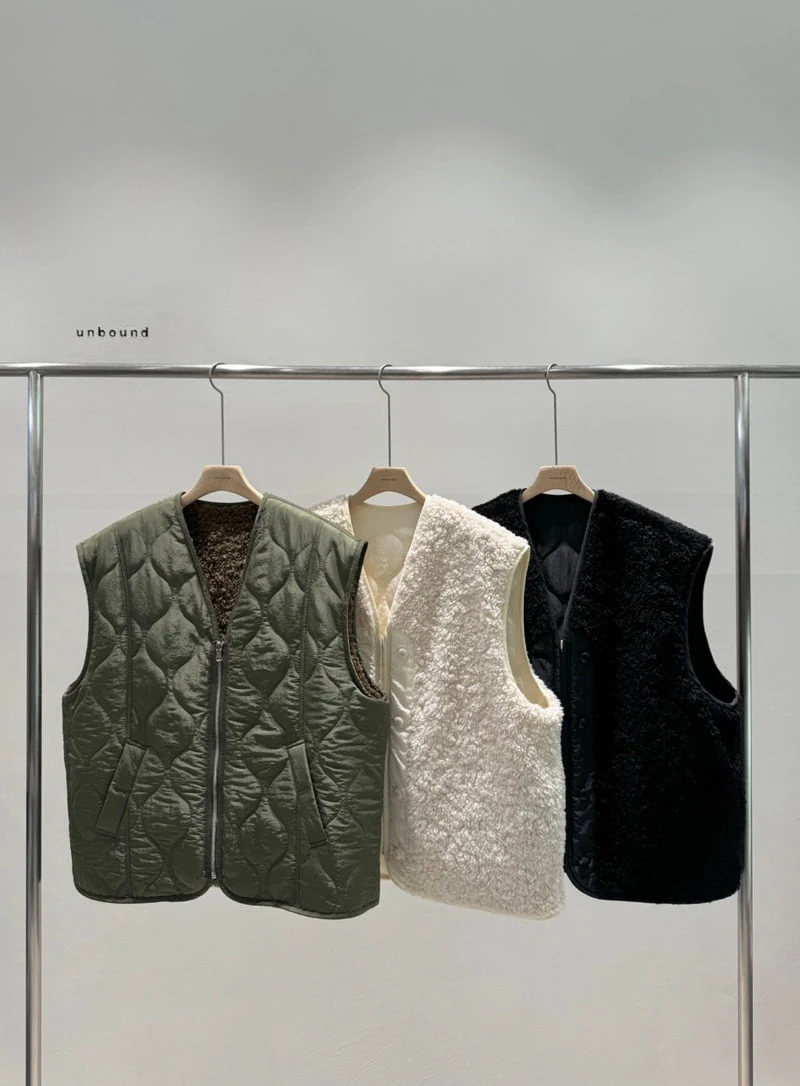 Unbound - Korean Women Fashion - #momslook - Morgan Reversible Vest