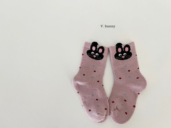 V Bunny - Korean Children Fashion - #Kfashion4kids - Big Eyes Socks Set - 5