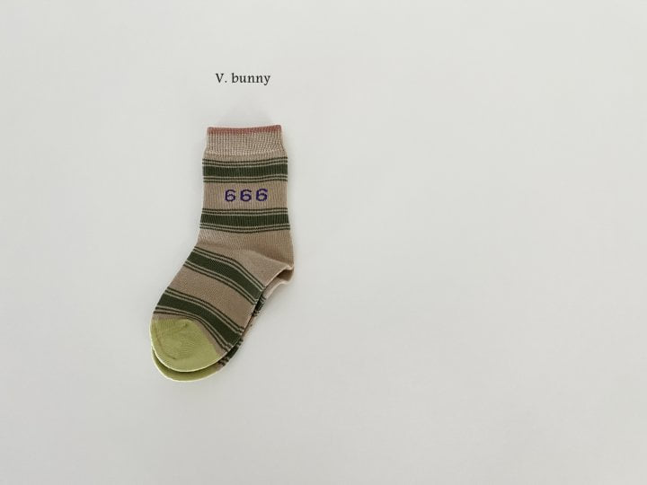 V Bunny - Korean Children Fashion - #Kfashion4kids - 666 Socks Set - 3