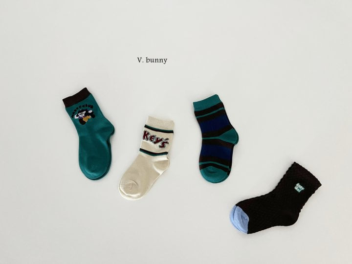 V Bunny - Korean Children Fashion - #Kfashion4kids - Baby Go Socks Set - 2