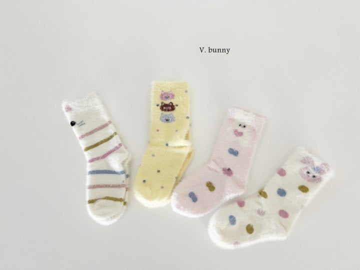 V Bunny - Korean Children Fashion - #Kfashion4kids - Mongeul Socks Set - 9