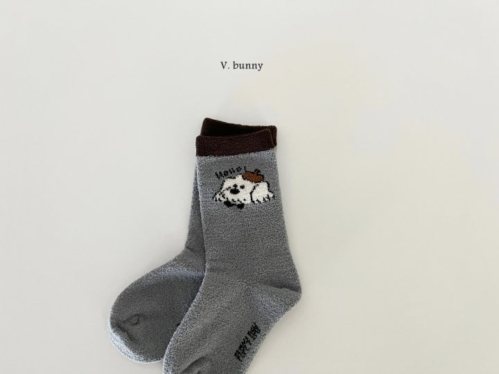 V Bunny - Korean Children Fashion - #Kfashion4kids - Wow Dog Socks Set - 5