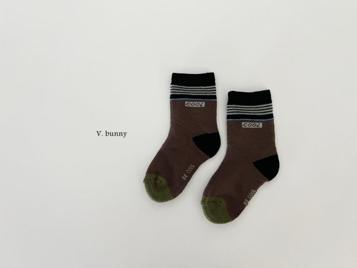 V Bunny - Korean Children Fashion - #childofig - Cool Socks Set - 3