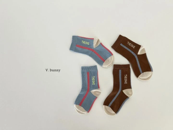 V Bunny - Korean Children Fashion - #childofig - The One Socks Set - 7