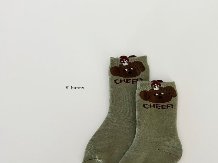 V Bunny - Korean Children Fashion - #childrensboutique - Cheer Socks Set - 6