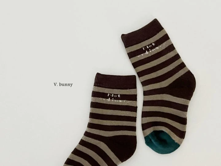 V Bunny - Korean Children Fashion - #childofig - Tyranno Socks Set - 4