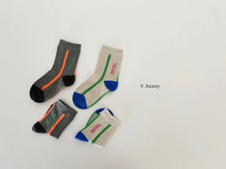 V Bunny - Korean Children Fashion - #childrensboutique - The One Socks Set - 8