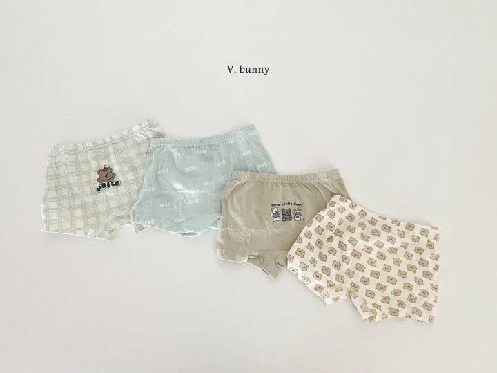 V Bunny - Korean Children Fashion - #designkidswear - Three Bears Boy Underwear