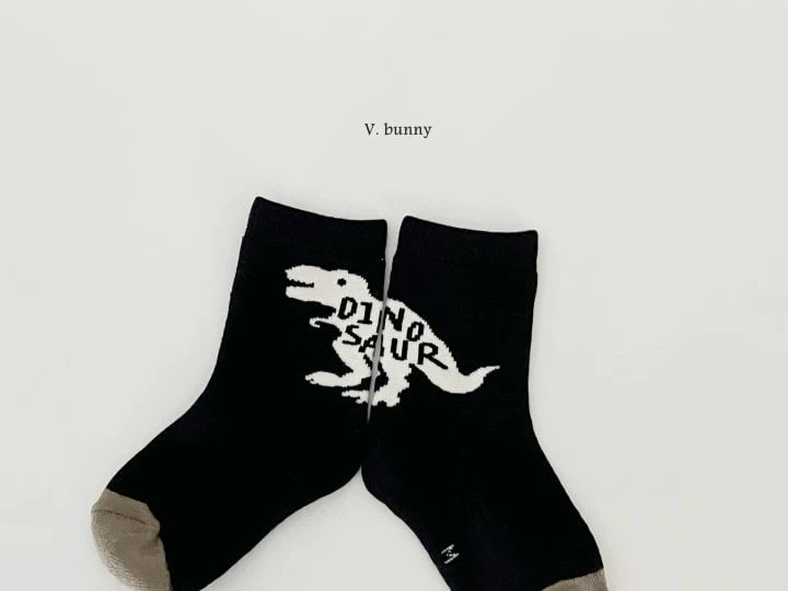 V Bunny - Korean Children Fashion - #designkidswear - Tyranno Socks Set - 5