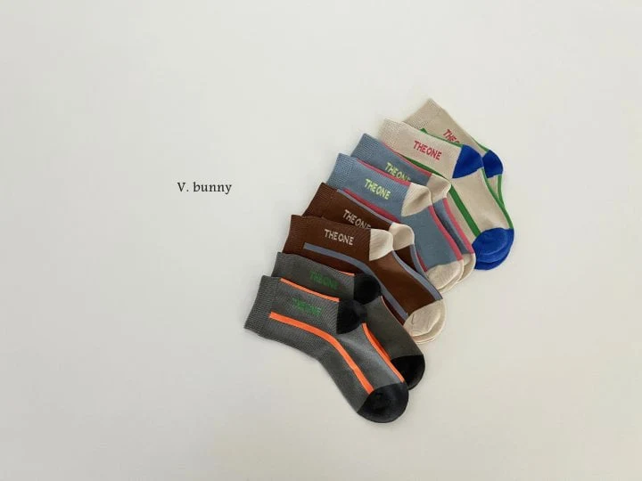 V Bunny - Korean Children Fashion - #designkidswear - The One Socks Set - 9