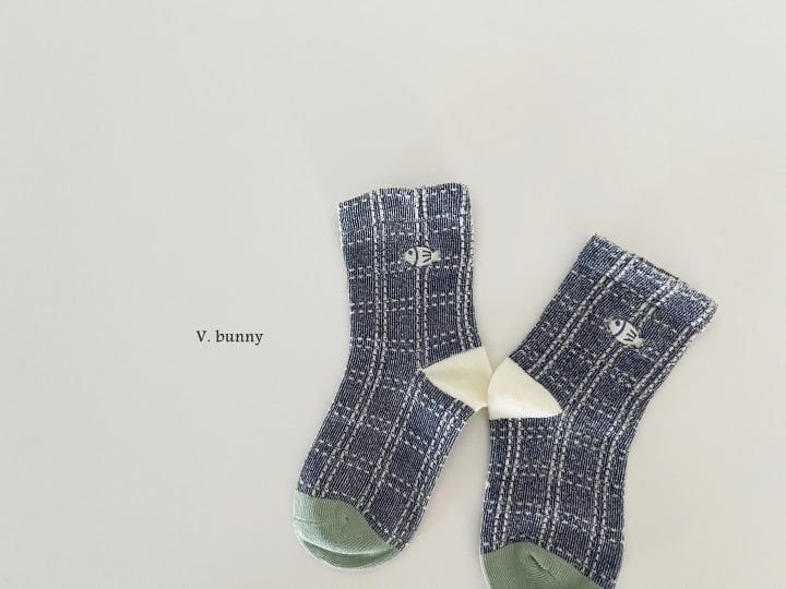 V Bunny - Korean Children Fashion - #designkidswear - Cats Socks Set - 6