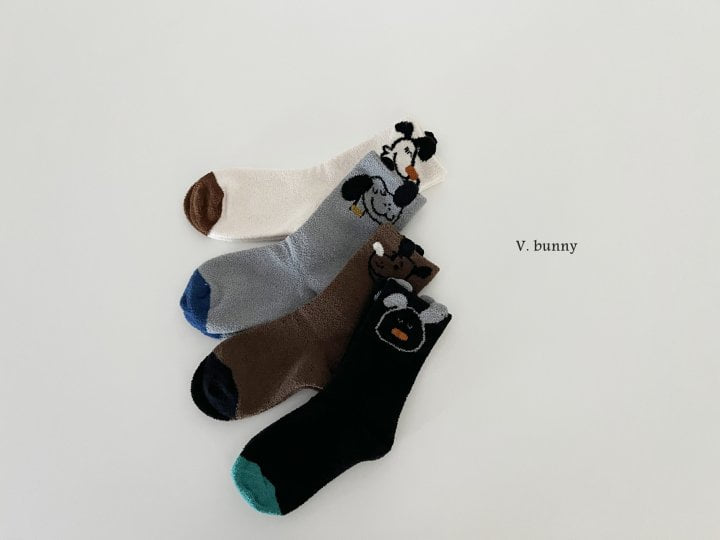 V Bunny - Korean Children Fashion - #designkidswear - Cococo Socks Set