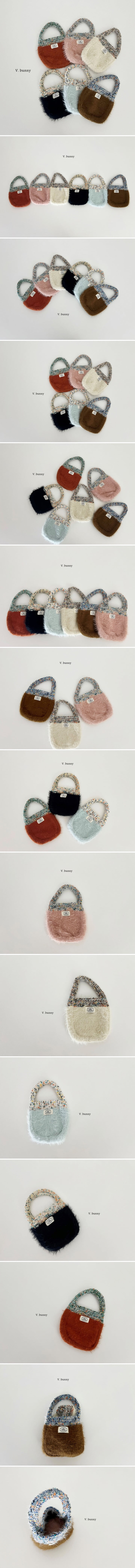 V Bunny - Korean Children Fashion - #discoveringself - Fur Mini Bag