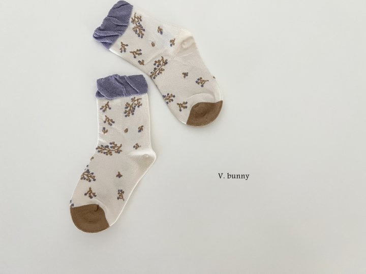 V Bunny - Korean Children Fashion - #discoveringself - Rose Socks Set - 3