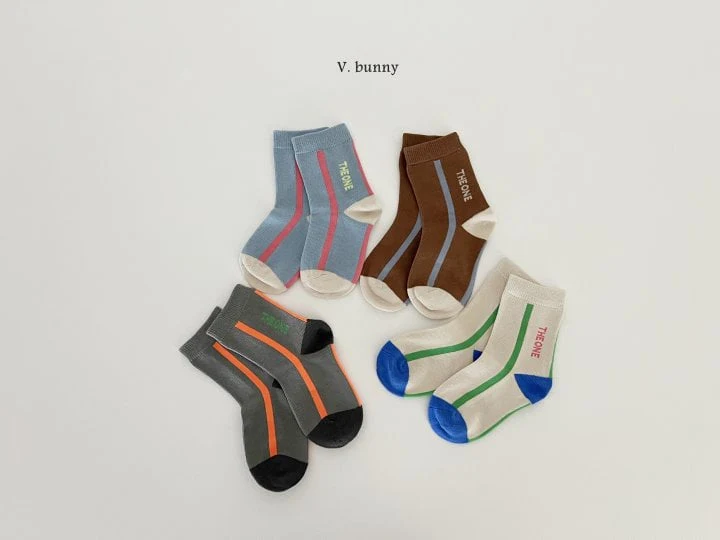 V Bunny - Korean Children Fashion - #discoveringself - The One Socks Set - 10