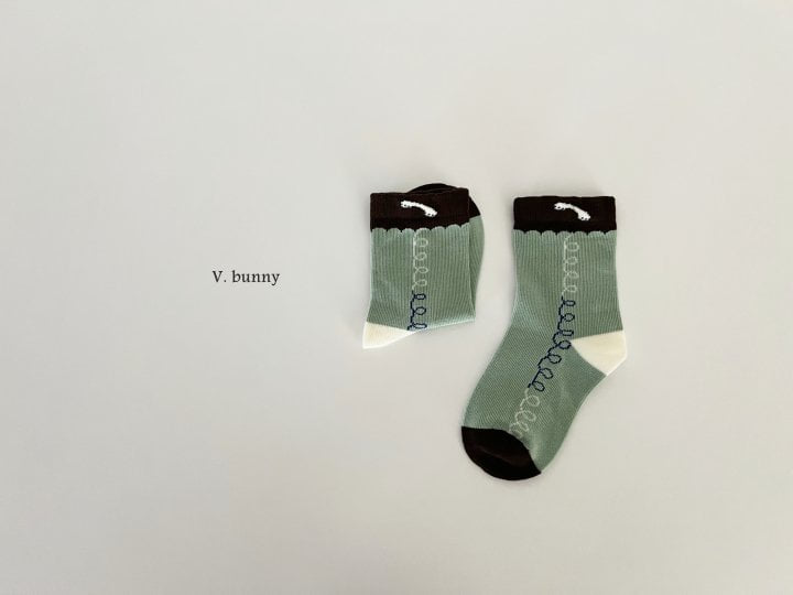 V Bunny - Korean Children Fashion - #discoveringself - Cats Socks Set - 7