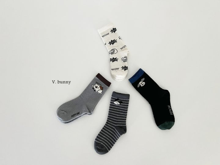 V Bunny - Korean Children Fashion - #fashionkids - Wow Dog Socks Set