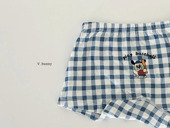 V Bunny - Korean Children Fashion - #kidsshorts - Baseball Boy Underwear - 3