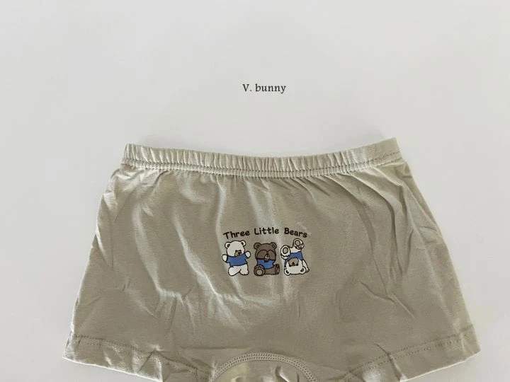 V Bunny - Korean Children Fashion - #kidsstore - Three Bears Boy Underwear - 5