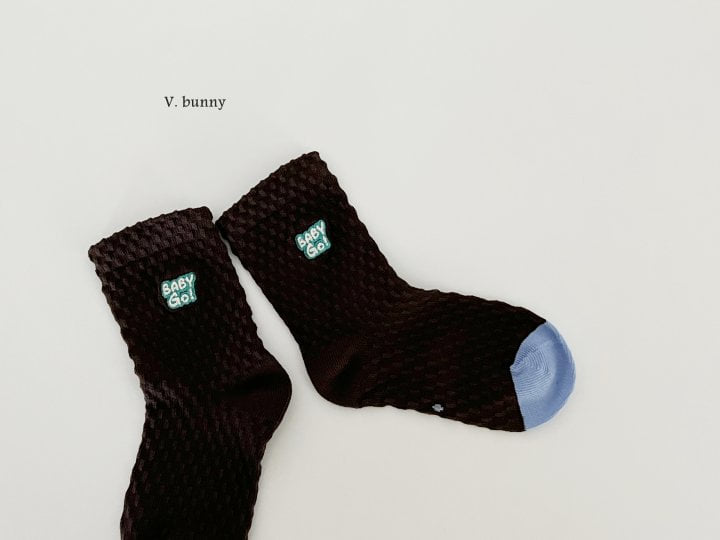 V Bunny - Korean Children Fashion - #littlefashionista - Baby Go Socks Set - 3