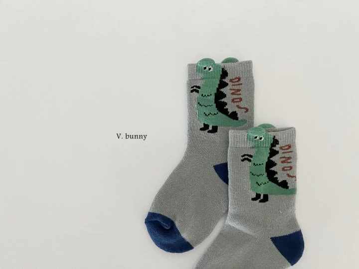 V Bunny - Korean Children Fashion - #minifashionista - Five Dragon Socks Set - 3