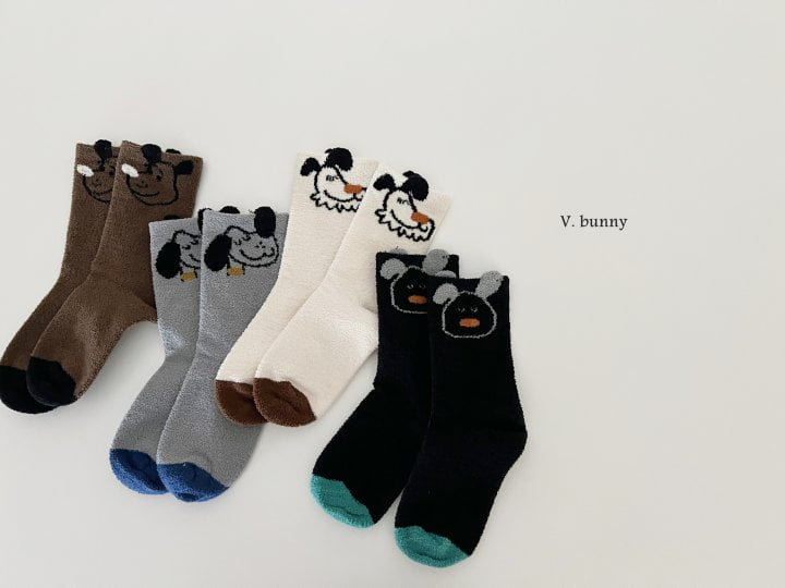 V Bunny - Korean Children Fashion - #minifashionista - Cococo Socks Set - 10