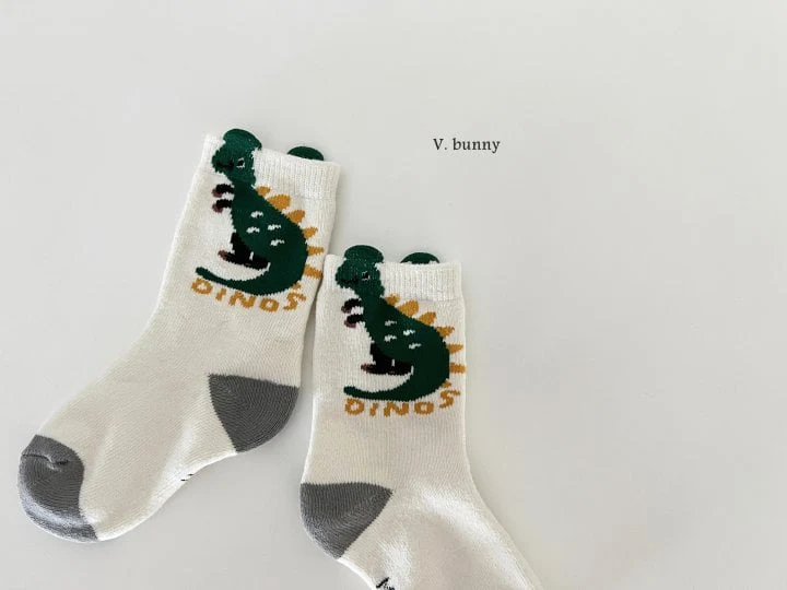 V Bunny - Korean Children Fashion - #minifashionista - Five Dragon Socks Set - 4