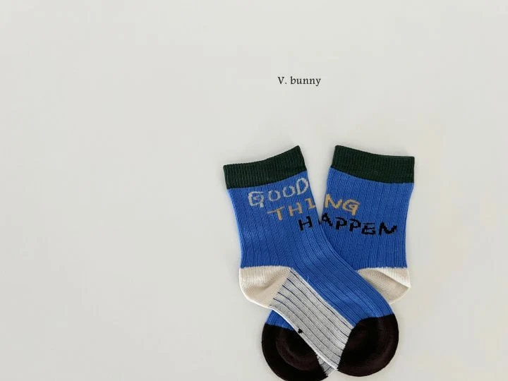 V Bunny - Korean Children Fashion - #prettylittlegirls - Baduki Socks Set - 5