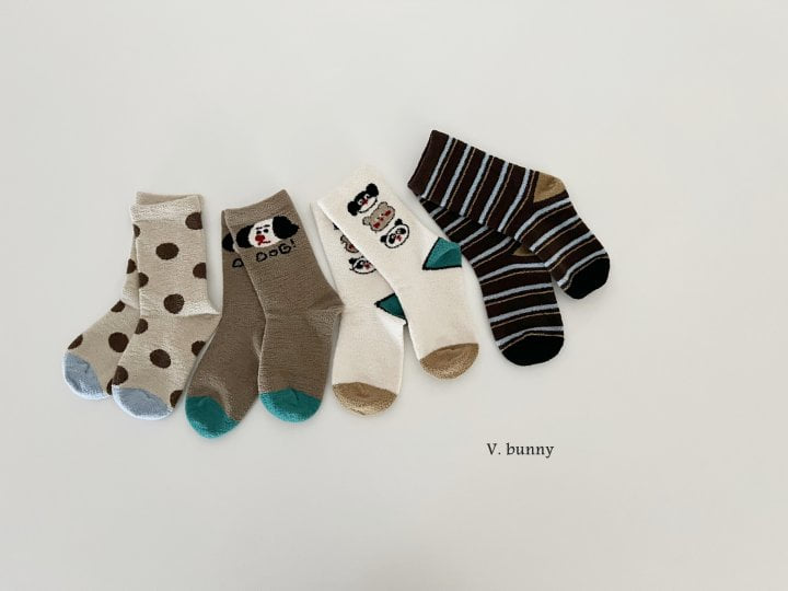 V Bunny - Korean Children Fashion - #prettylittlegirls - Red Nose Socks Set - 10