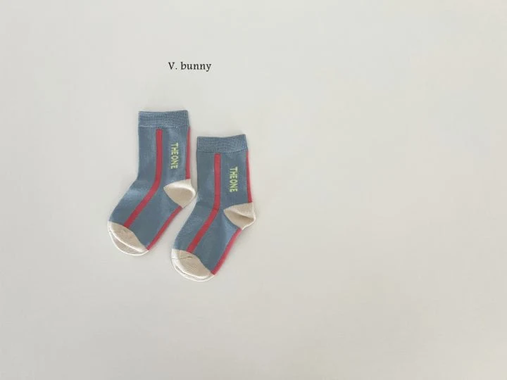 V Bunny - Korean Children Fashion - #toddlerclothing - The One Socks Set - 5