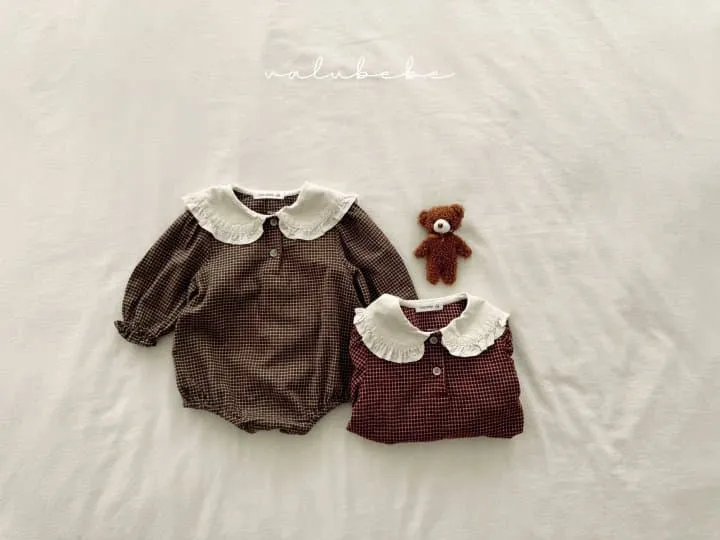 Valu Bebe - Korean Baby Fashion - #babyboutique - Small Check Suit - 11