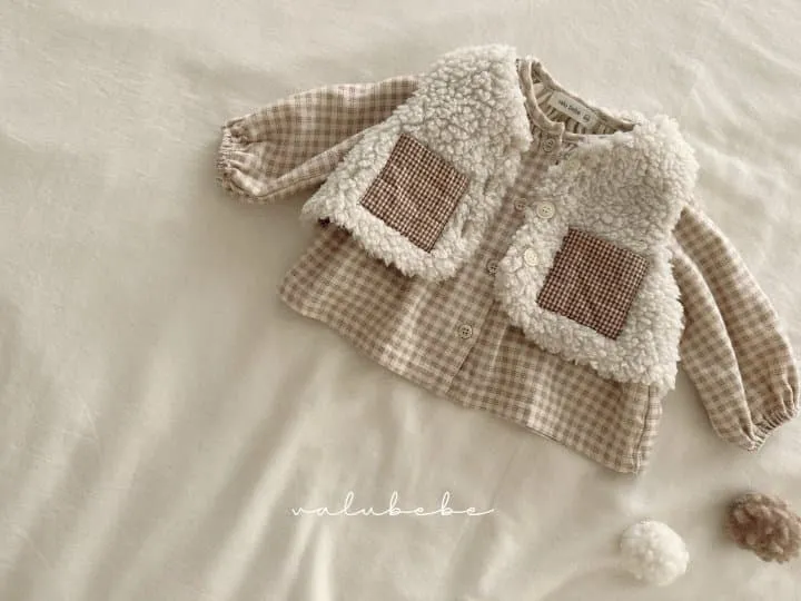 Valu Bebe - Korean Baby Fashion - #babyboutiqueclothing - Check Mongsil Vest (Baby) - 9