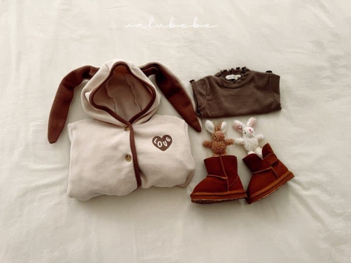 Valu Bebe - Korean Baby Fashion - #babyclothing - Bunny Heart Suit - 5