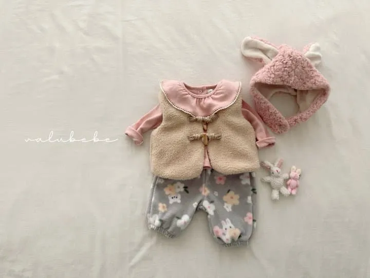 Valu Bebe - Korean Baby Fashion - #babyboutiqueclothing - Winter Emboss Pants (Baby) - 4