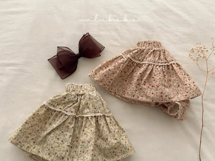 Valu Bebe - Korean Baby Fashion - #babyclothing - Flower Skirt Bloomer - 7