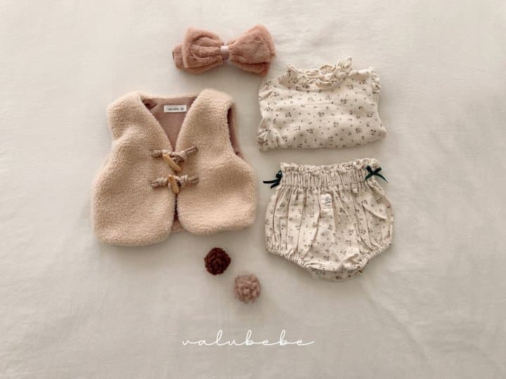 Valu Bebe - Korean Baby Fashion - #babyfashion - Nelly Flower Frill Blouse (Baby) - 4