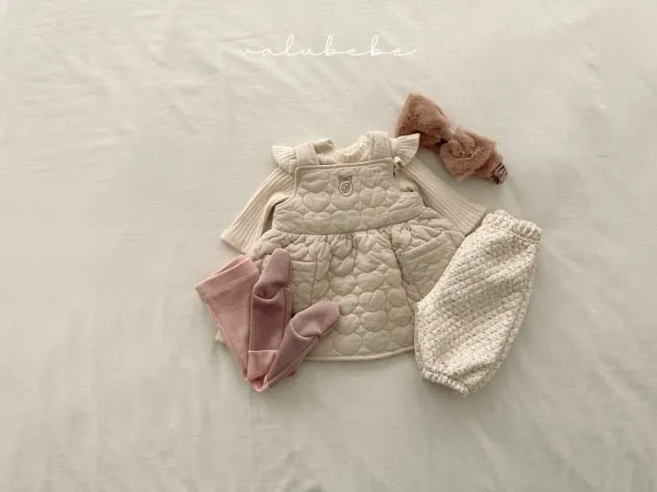 Valu Bebe - Korean Baby Fashion - #babyfever - Heart Quilted Dress 2 (Baby) - 8