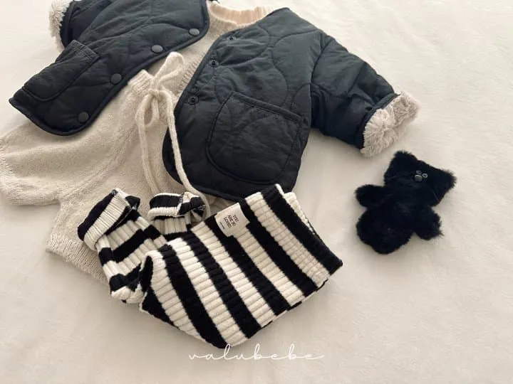 Valu Bebe - Korean Baby Fashion - #babyfashion - Stripe Leggings 2 (Baby) - 4