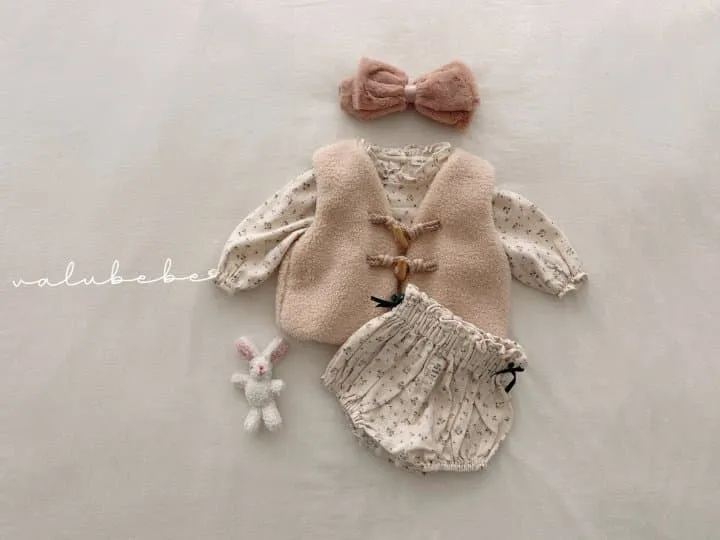 Valu Bebe - Korean Baby Fashion - #babygirlfashion - Nelly Flower Frill Bloomer - 3