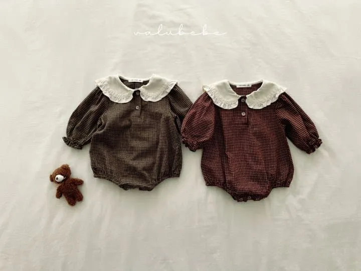 Valu Bebe - Korean Baby Fashion - #babygirlfashion - Small Check Suit