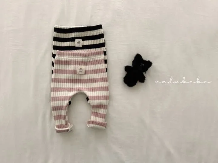 Valu Bebe - Korean Baby Fashion - #babygirlfashion - Stripe Leggings 2 (Baby) - 5