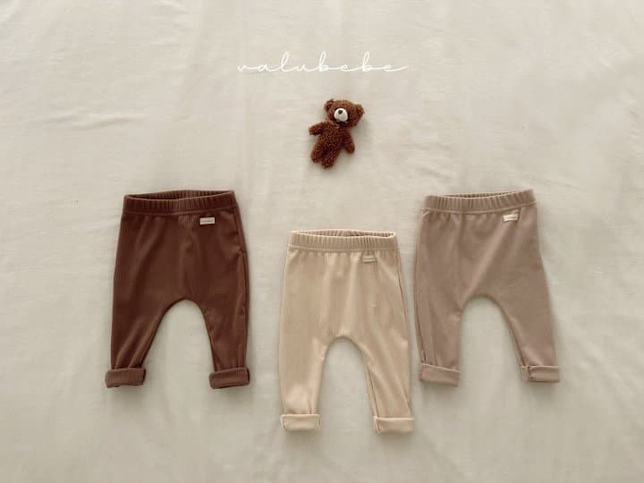 Valu Bebe - Korean Baby Fashion - #babygirlfashion - Basic Rib Leggings 2 (Baby)