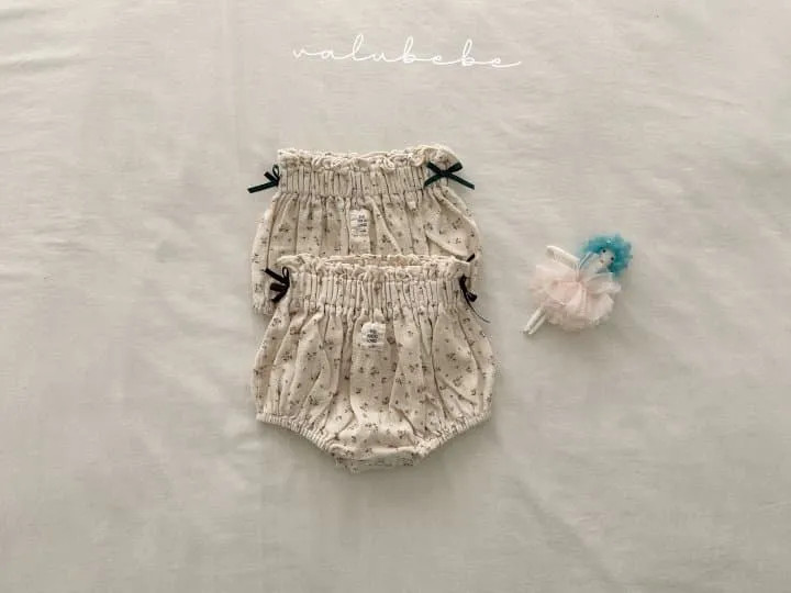 Valu Bebe - Korean Baby Fashion - #babygirlfashion - Nelly Flower Frill Bloomer - 4