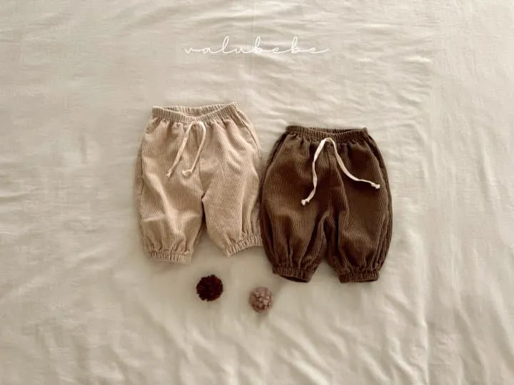 Valu Bebe - Korean Baby Fashion - #babylifestyle - Corduroy Jogger Pants (Baby)