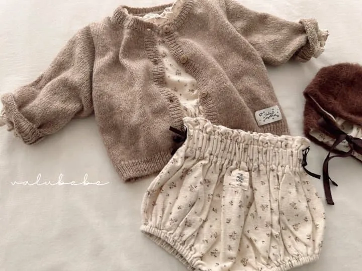 Valu Bebe - Korean Baby Fashion - #babyoninstagram - Nelly Flower Frill Bloomer - 5